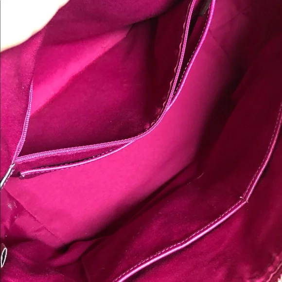 Coach Pink Cranberry Leather Tote (BG1) - Picture 7 of 13